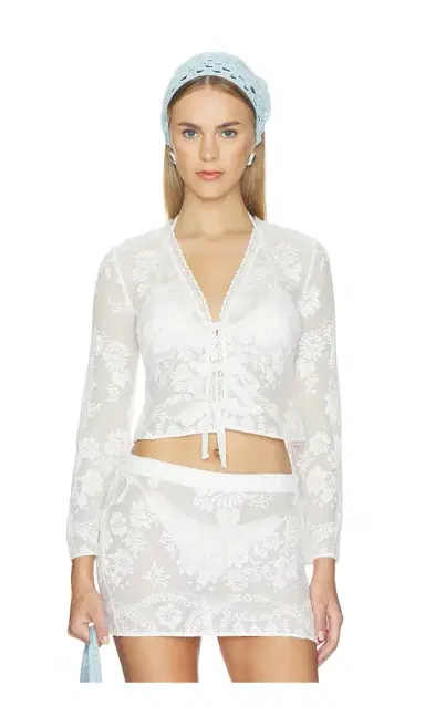 LoveShackFancy Stacellea Top | Thumbnail 1 LoveShackFancy Stacellea Top | Thumbnail 1