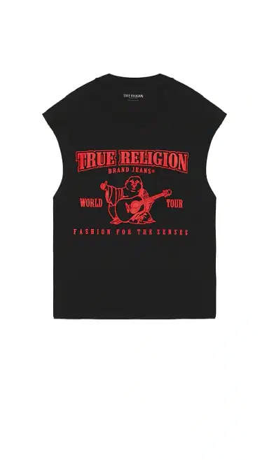 True Religion Cut Off Logo Tee | Thumbnail 4 True Religion Cut Off Logo Tee | Thumbnail 4