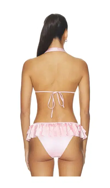 Skims Satin Swim Plunge Bikini Top | Thumbnail 3 Skims Satin Swim Plunge Bikini Top | Thumbnail 3