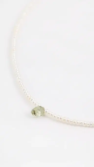 SHASHI Briolette Necklace Pearl One Size | Thumbnail 4 SHASHI Briolette Necklace Pearl One Size | Thumbnail 4