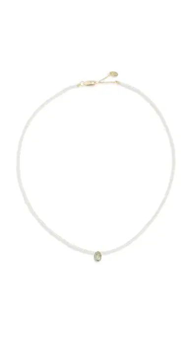 SHASHI Briolette Necklace Pearl One Size | Thumbnail 5 SHASHI Briolette Necklace Pearl One Size | Thumbnail 5