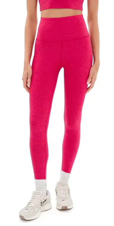 Beyond Yoga Spacedye At Your Leisure Midi 7/8 eggings Berry Red Heather | Thumbnail 1 Beyond Yoga Spacedye At Your Leisure Midi 7/8 eggings Berry Red Heather | Thumbnail 1