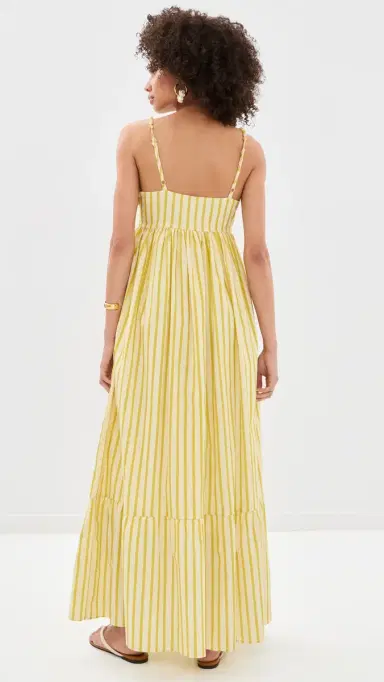 English Factory Striped Maxi Dress Yellow Stripe | Thumbnail 4 English Factory Striped Maxi Dress Yellow Stripe | Thumbnail 4
