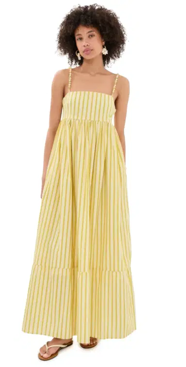 English Factory Striped Maxi Dress Yellow Stripe | Thumbnail 1 English Factory Striped Maxi Dress Yellow Stripe | Thumbnail 1