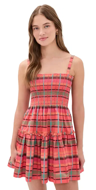 Hill House Home The Seraphina Mini Nap Dress unset Gingham | Thumbnail 1 Hill House Home The Seraphina Mini Nap Dress unset Gingham | Thumbnail 1