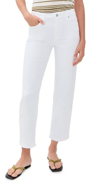 PAIGE Mason Ankle Jeans Crisp White | Thumbnail 1 PAIGE Mason Ankle Jeans Crisp White | Thumbnail 1