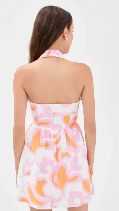 Seven Wonders Solara Mini Dress OLLY PINK/ORANGE | Thumbnail 3 Seven Wonders Solara Mini Dress OLLY PINK/ORANGE | Thumbnail 3