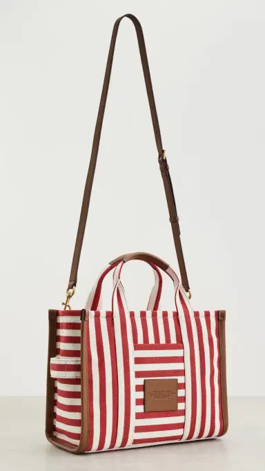 Marc Jacobs The Medium Striped Canvas Tote Bag | Thumbnail 4 Marc Jacobs The Medium Striped Canvas Tote Bag | Thumbnail 4