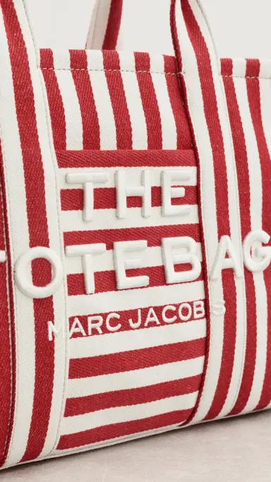 Marc Jacobs The Medium Striped Canvas Tote Bag | Thumbnail 5 Marc Jacobs The Medium Striped Canvas Tote Bag | Thumbnail 5