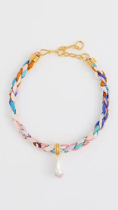 Lizzie Fortunato Woven Collar Necklace Multi One Size | Thumbnail 2 Lizzie Fortunato Woven Collar Necklace Multi One Size | Thumbnail 2