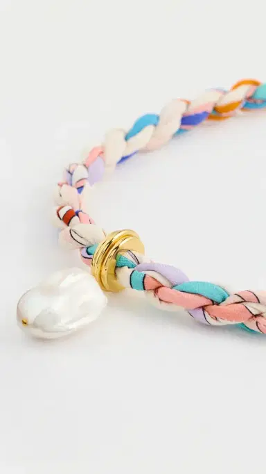 Lizzie Fortunato Woven Collar Necklace Multi One Size | Thumbnail 4 Lizzie Fortunato Woven Collar Necklace Multi One Size | Thumbnail 4