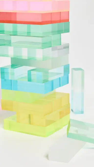 SunnyLife Lucite Jumbling Tower Ombre One Size | Thumbnail 4 SunnyLife Lucite Jumbling Tower Ombre One Size | Thumbnail 4