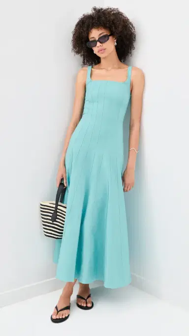 ALIGNE Fernanda Midi Dress Blue | Thumbnail 5 ALIGNE Fernanda Midi Dress Blue | Thumbnail 5