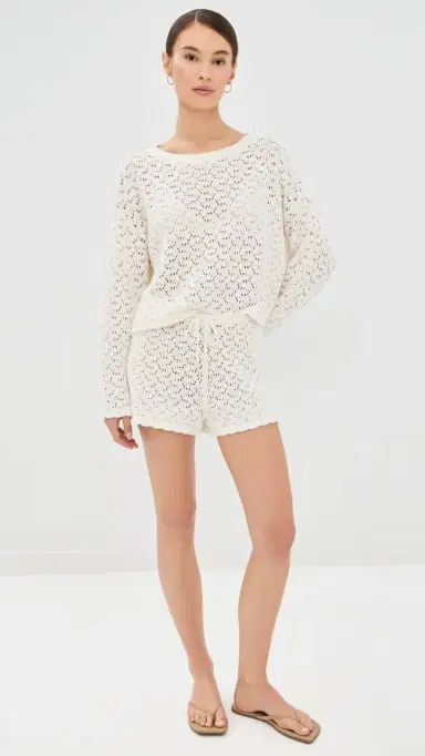 Sablyn Rosie Cropped Pullover Gardenia | Thumbnail 5 Sablyn Rosie Cropped Pullover Gardenia | Thumbnail 5