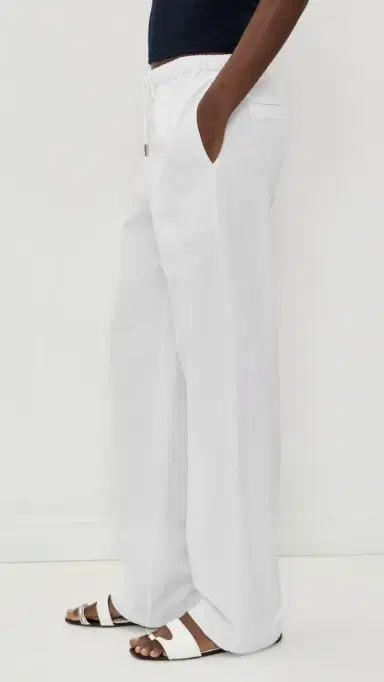 Jenni Kayne Paloma Pants White M | Thumbnail 4 Jenni Kayne Paloma Pants White M | Thumbnail 4