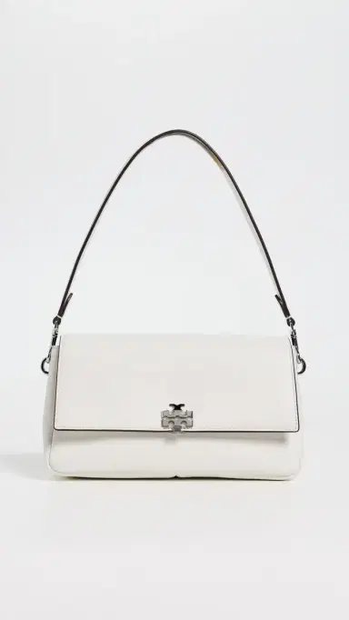 Tory Burch Charlie Small Shoulder Bag Bianco | Thumbnail 2 Tory Burch Charlie Small Shoulder Bag Bianco | Thumbnail 2