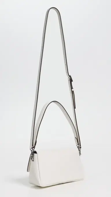 Tory Burch Charlie Small Shoulder Bag Bianco | Thumbnail 4 Tory Burch Charlie Small Shoulder Bag Bianco | Thumbnail 4