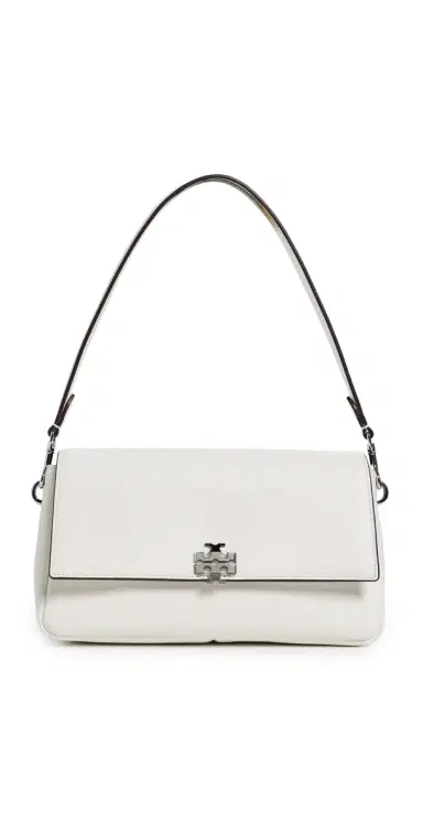 Tory Burch Charlie Small Shoulder Bag Bianco | Thumbnail 1 Tory Burch Charlie Small Shoulder Bag Bianco | Thumbnail 1