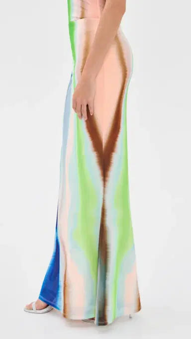AFRM Tegan Skirt Watercolor Abstract | Thumbnail 4 AFRM Tegan Skirt Watercolor Abstract | Thumbnail 4