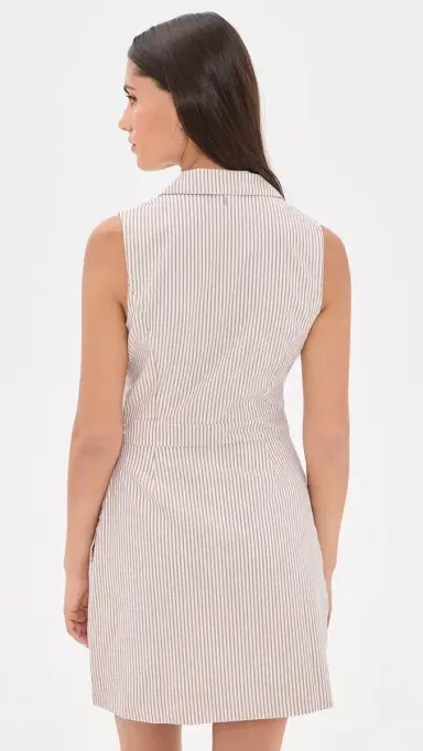 Rhone Saltaire Dress Taupe Stripe | Thumbnail 3 Rhone Saltaire Dress Taupe Stripe | Thumbnail 3
