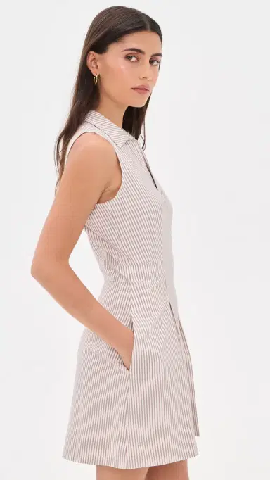 Rhone Saltaire Dress Taupe Stripe | Thumbnail 4 Rhone Saltaire Dress Taupe Stripe | Thumbnail 4