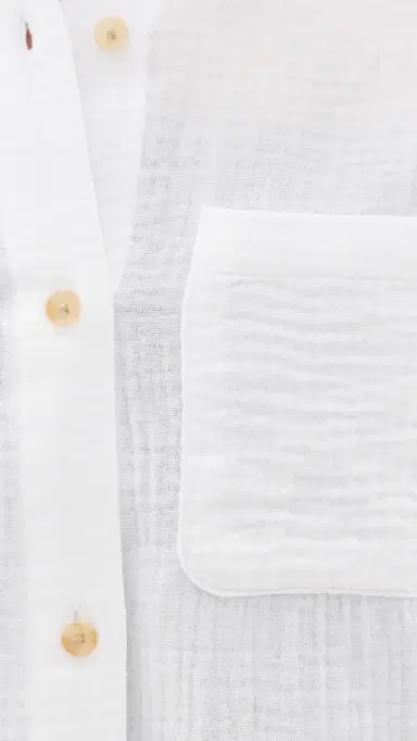 Marine Layer Jane Relaxed Double Cloth Shirt White | Thumbnail 6 Marine Layer Jane Relaxed Double Cloth Shirt White | Thumbnail 6