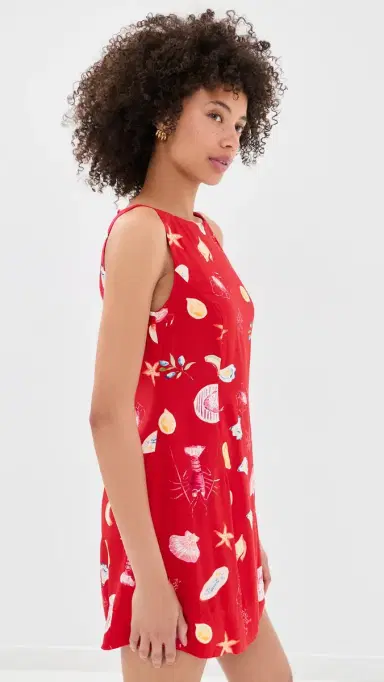 MINKPINK Sirena Mini Shift Dress Red | Thumbnail 4 MINKPINK Sirena Mini Shift Dress Red | Thumbnail 4