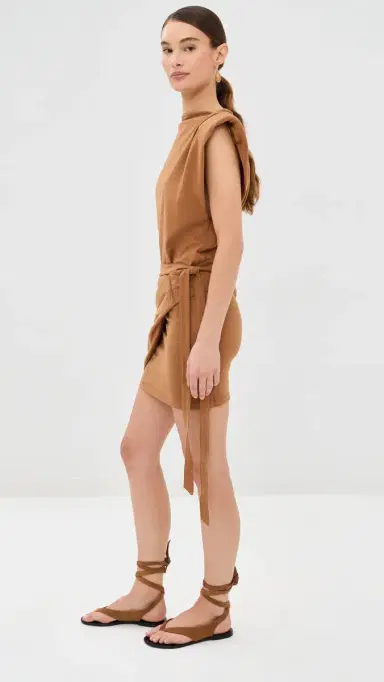 Isabel Marant arielle Dress Caramel | Thumbnail 4 Isabel Marant arielle Dress Caramel | Thumbnail 4