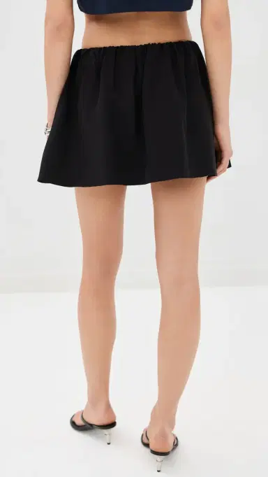 WARDROBE.NYC WARDROBE. NYC Ruched Mini Skirt Black | Thumbnail 3 WARDROBE.NYC WARDROBE. NYC Ruched Mini Skirt Black | Thumbnail 3