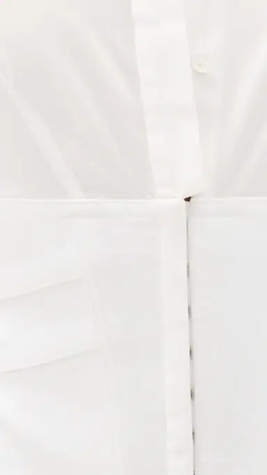 ALICE + OLIVIA Kim Paneled Corset Fitted Top Off White | Thumbnail 6 ALICE + OLIVIA Kim Paneled Corset Fitted Top Off White | Thumbnail 6