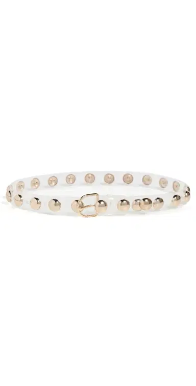 Loeffler Randall Issa Belt Clear/Champagne M/L | Thumbnail 1 Loeffler Randall Issa Belt Clear/Champagne M/L | Thumbnail 1