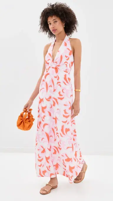 Seven Wonders Saga Maxi Dress olly Pink/Orange | Thumbnail 5 Seven Wonders Saga Maxi Dress olly Pink/Orange | Thumbnail 5