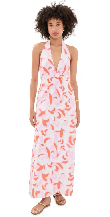 Seven Wonders Saga Maxi Dress olly Pink/Orange | Thumbnail 1 Seven Wonders Saga Maxi Dress olly Pink/Orange | Thumbnail 1