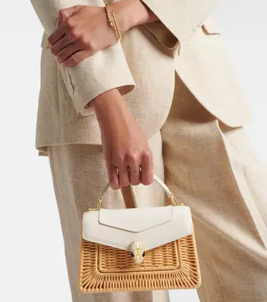 Bvlgari Serpenti Forever Mini wicker top-handle bag | Thumbnail 2 Bvlgari Serpenti Forever Mini wicker top-handle bag | Thumbnail 2