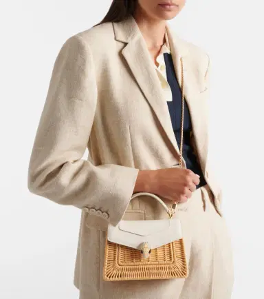 Bvlgari Serpenti Forever Mini wicker top-handle bag | Thumbnail 3 Bvlgari Serpenti Forever Mini wicker top-handle bag | Thumbnail 3