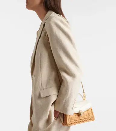 Bvlgari Serpenti Forever Mini wicker top-handle bag | Thumbnail 4 Bvlgari Serpenti Forever Mini wicker top-handle bag | Thumbnail 4