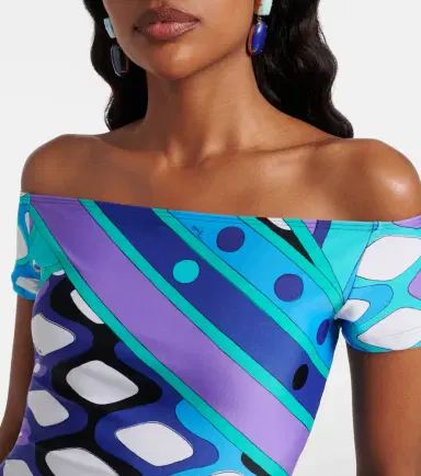 PUCCI Vivara off-shoulder jumpsuit | Thumbnail 2 PUCCI Vivara off-shoulder jumpsuit | Thumbnail 2