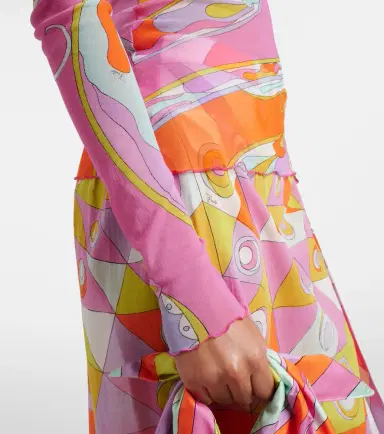 PUCCI Orchidee sheer tulle top | Thumbnail 6 PUCCI Orchidee sheer tulle top | Thumbnail 6