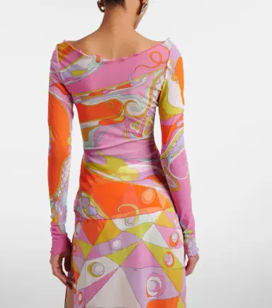 PUCCI Orchidee sheer tulle top | Thumbnail 7 PUCCI Orchidee sheer tulle top | Thumbnail 7