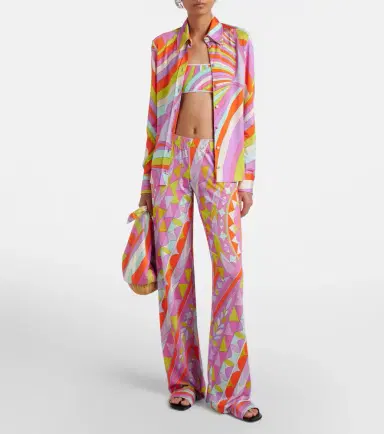 Pucci Iride satin jersey shirt | Thumbnail 2 Pucci Iride satin jersey shirt | Thumbnail 2