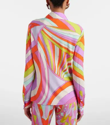 Pucci Iride satin jersey shirt | Thumbnail 4 Pucci Iride satin jersey shirt | Thumbnail 4