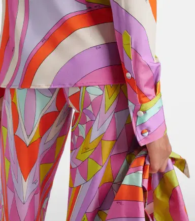 Pucci Iride satin jersey shirt | Thumbnail 5 Pucci Iride satin jersey shirt | Thumbnail 5