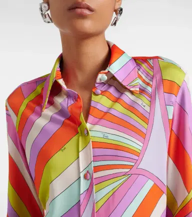Pucci Iride satin jersey shirt | Thumbnail 6 Pucci Iride satin jersey shirt | Thumbnail 6