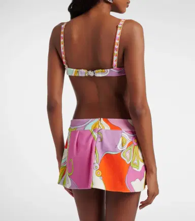 Pucci Orchidee cotton-blend terry skort | Thumbnail 4 Pucci Orchidee cotton-blend terry skort | Thumbnail 4