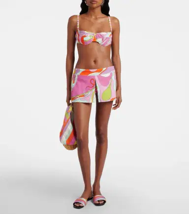 Pucci Orchidee cotton-blend terry skort | Thumbnail 5 Pucci Orchidee cotton-blend terry skort | Thumbnail 5