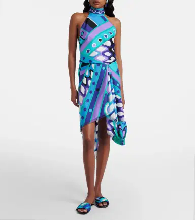 PUCCI Vivara silk twill halterneck top | Thumbnail 5 PUCCI Vivara silk twill halterneck top | Thumbnail 5