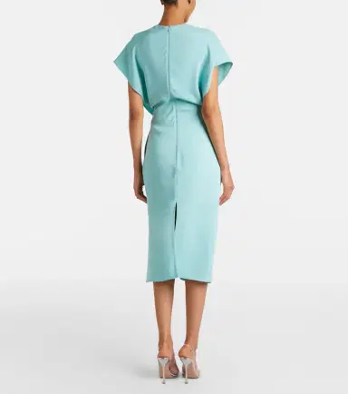 Stella McCartney Draped midi dress | Thumbnail 4 Stella McCartney Draped midi dress | Thumbnail 4