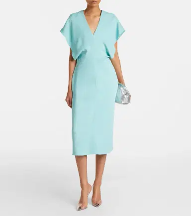 Stella McCartney Draped midi dress | Thumbnail 5 Stella McCartney Draped midi dress | Thumbnail 5