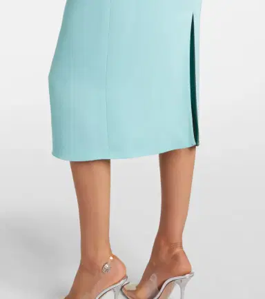 Stella McCartney Draped midi dress | Thumbnail 6 Stella McCartney Draped midi dress | Thumbnail 6