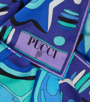PUCCI Angoli cotton scarf | Thumbnail 3 PUCCI Angoli cotton scarf | Thumbnail 3